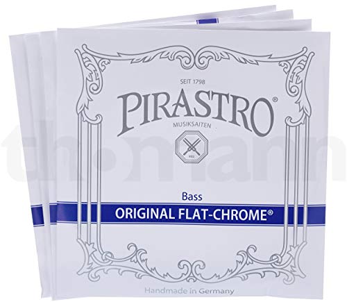 【値下げしました】5弦コントラバス オケ用 オリジナルフラットクローム Amazon | PIRASTRO ORIGINAL FLAT-CHROME オリジナルフラット